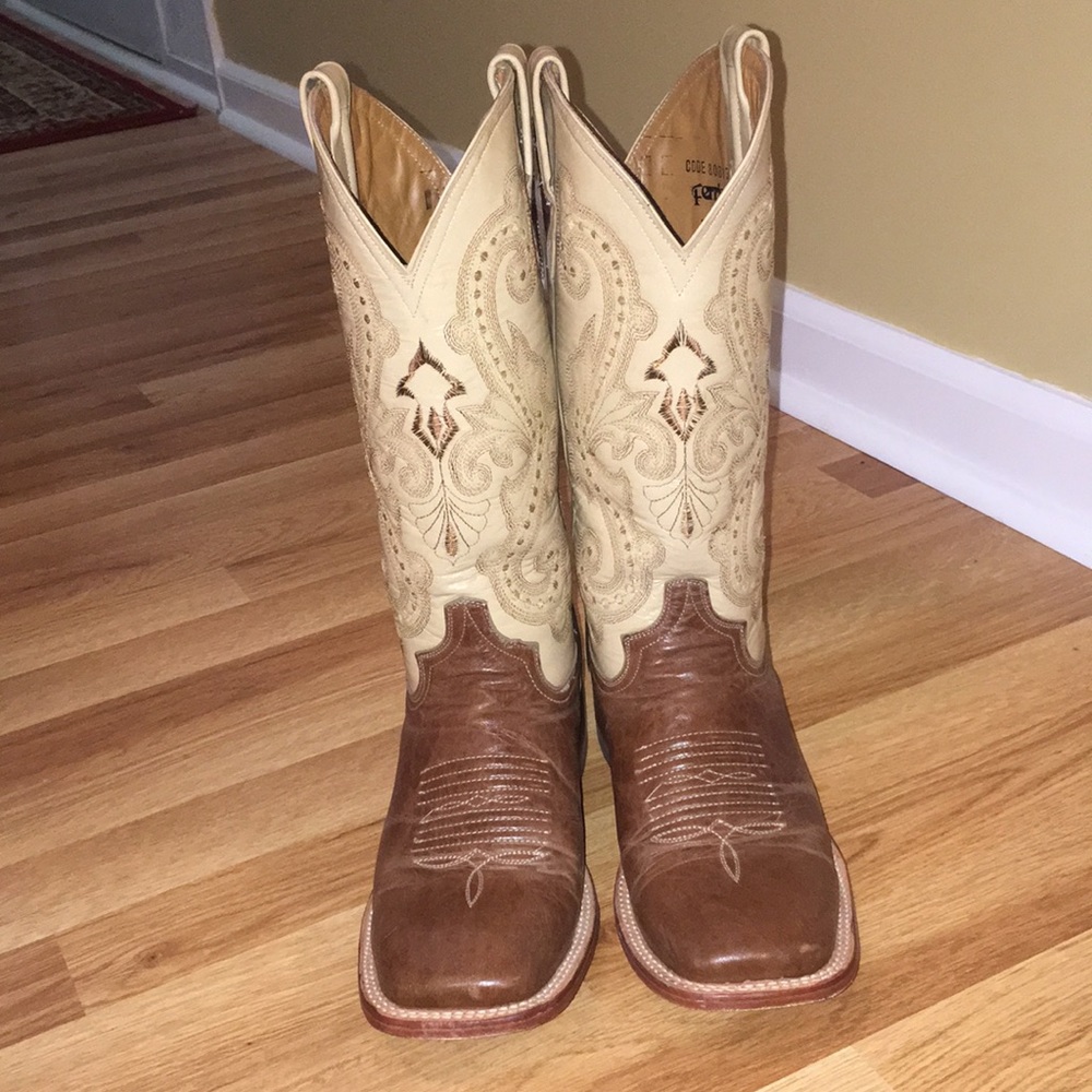 Lightly used Ferrini riding boots